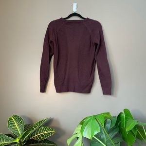 Purple Merino Wool Lululemon Sweater
